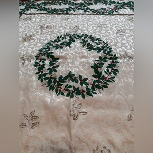 Vintage Christmas Table cloth New